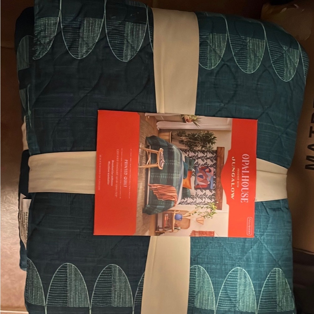 Quilt green size full/queen